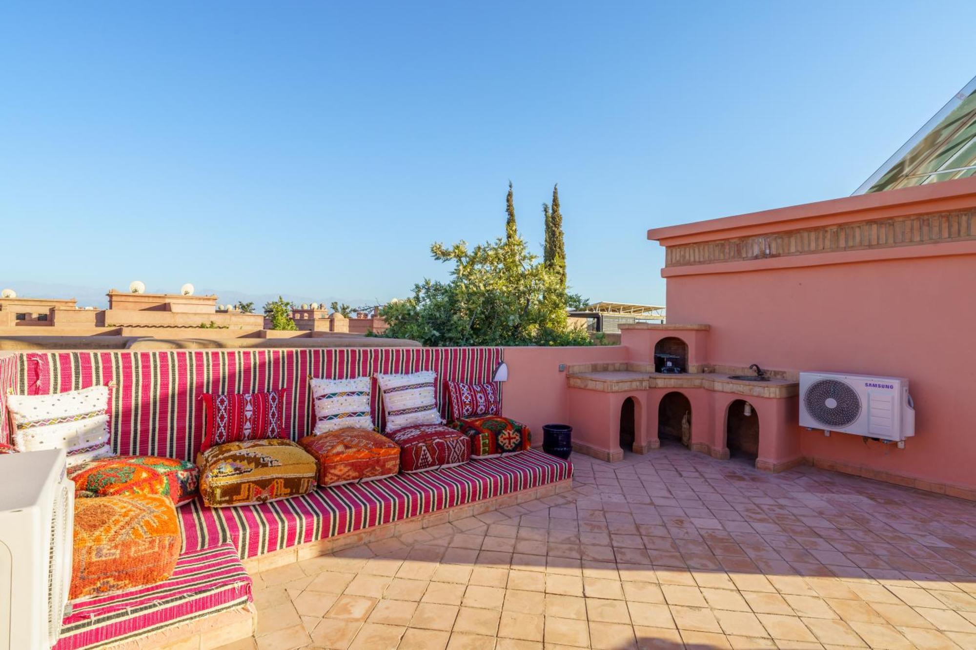 Villa Riad Sultana - Piscine Privee Marrakesh Exterior foto