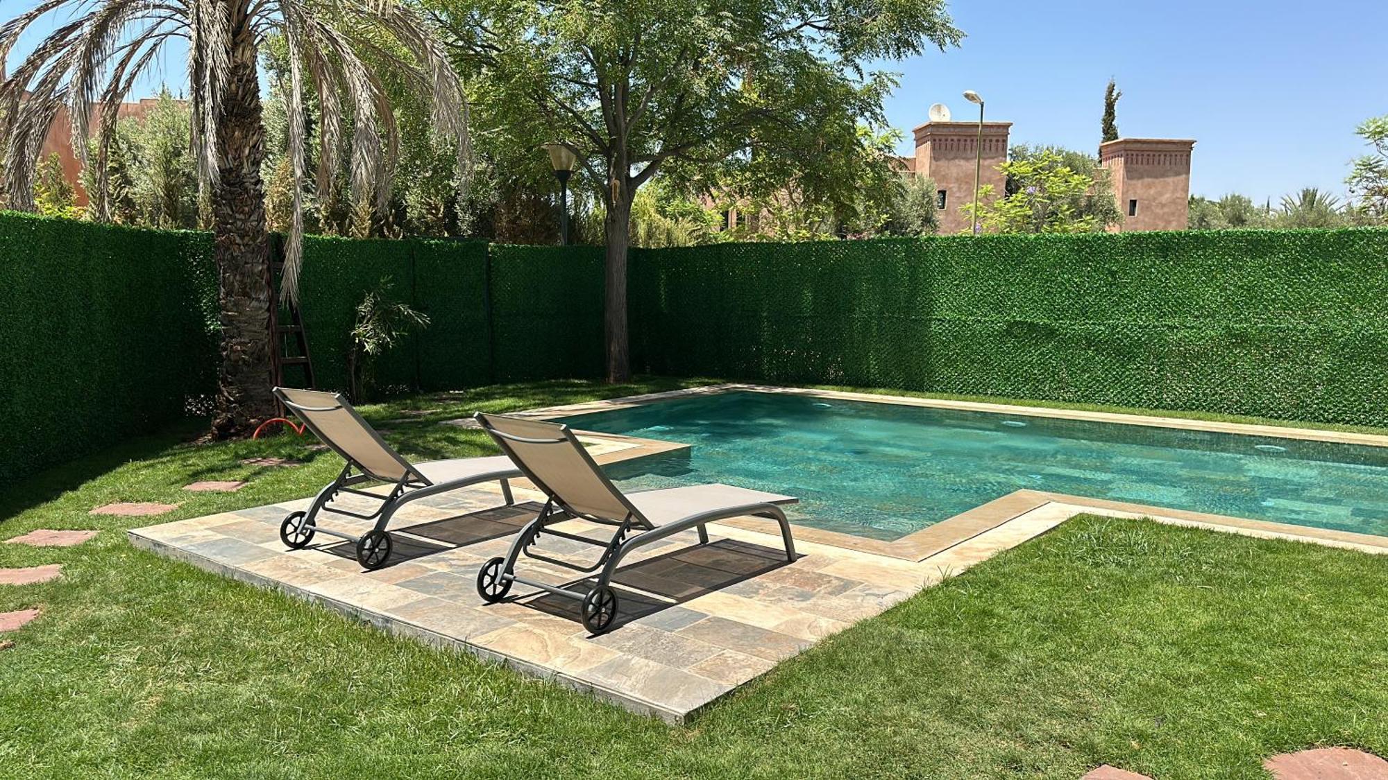 Villa Riad Sultana - Piscine Privee Marrakesh Exterior foto